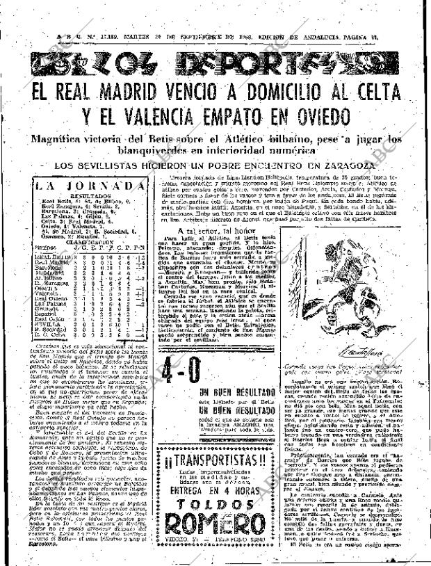 ABC SEVILLA 30-09-1958 página 27