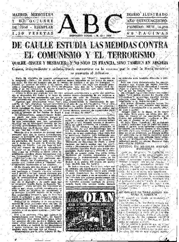 ABC MADRID 01-10-1958 página 31