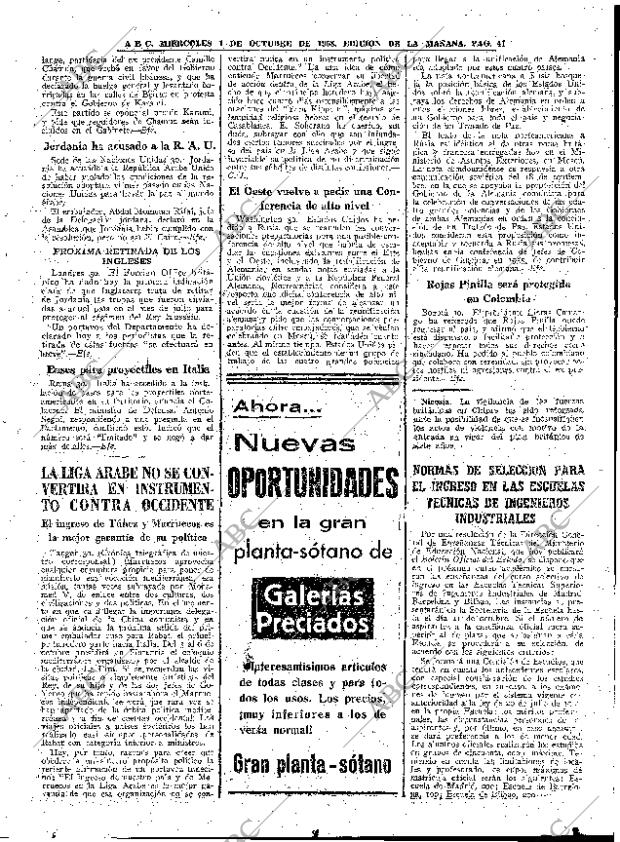 ABC MADRID 01-10-1958 página 41
