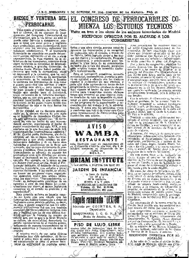 ABC MADRID 01-10-1958 página 43