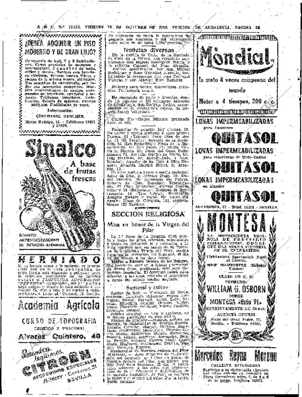 ABC SEVILLA 10-10-1958 página 26