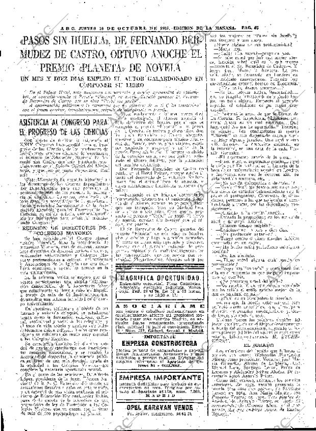 ABC MADRID 16-10-1958 página 45