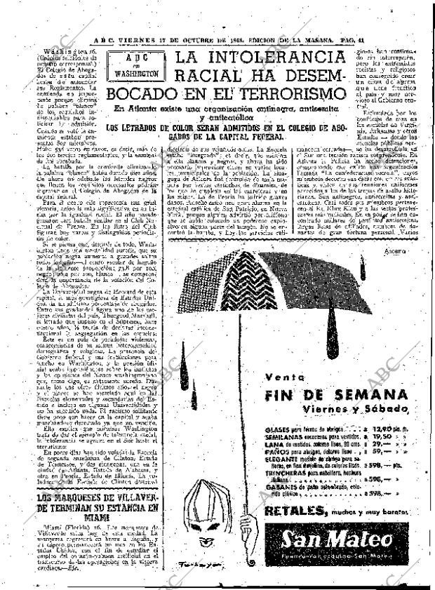 ABC MADRID 17-10-1958 página 41