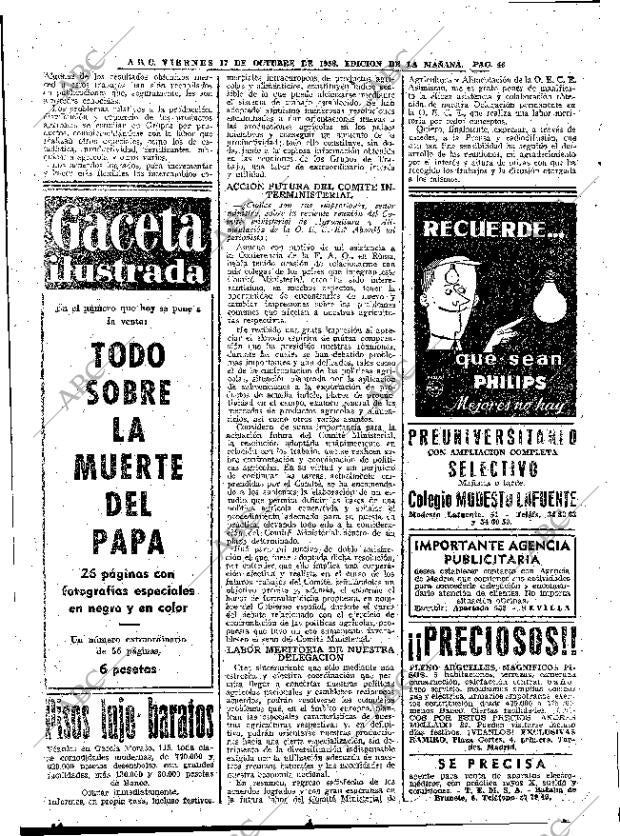 ABC MADRID 17-10-1958 página 46