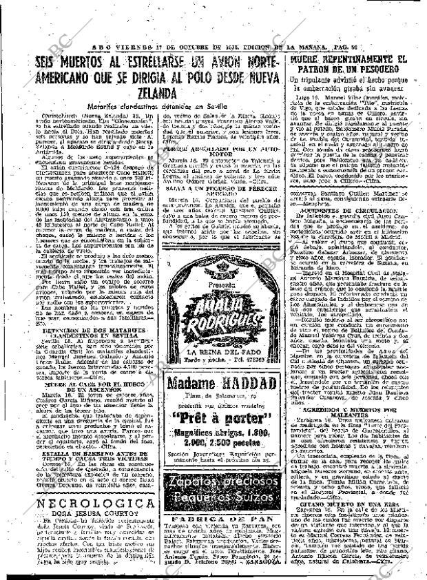 ABC MADRID 17-10-1958 página 56