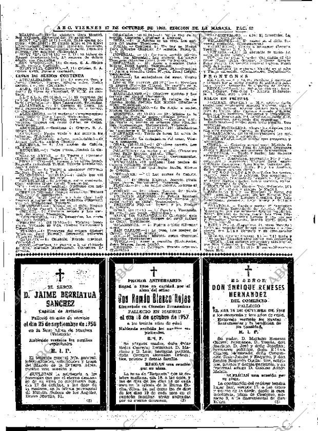 ABC MADRID 17-10-1958 página 62
