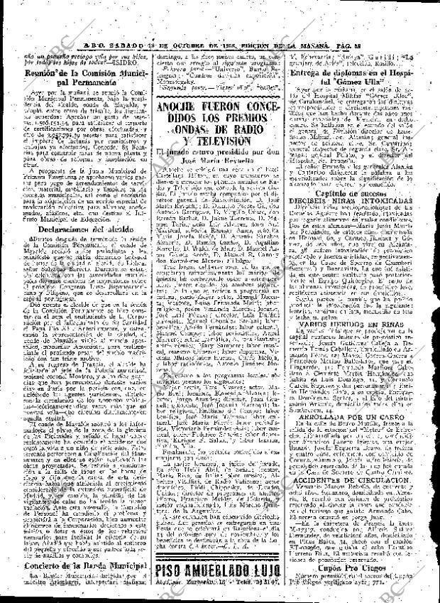 ABC MADRID 18-10-1958 página 58