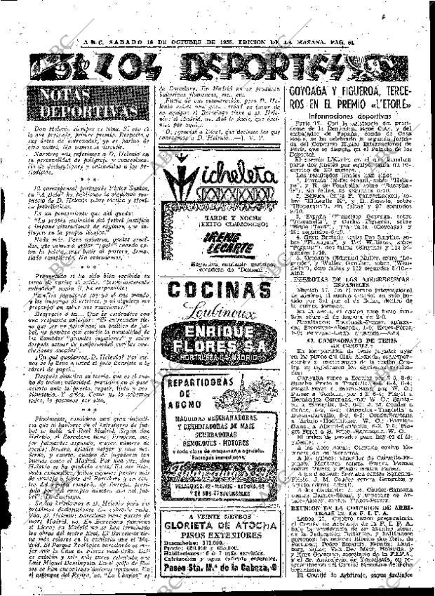 ABC MADRID 18-10-1958 página 61