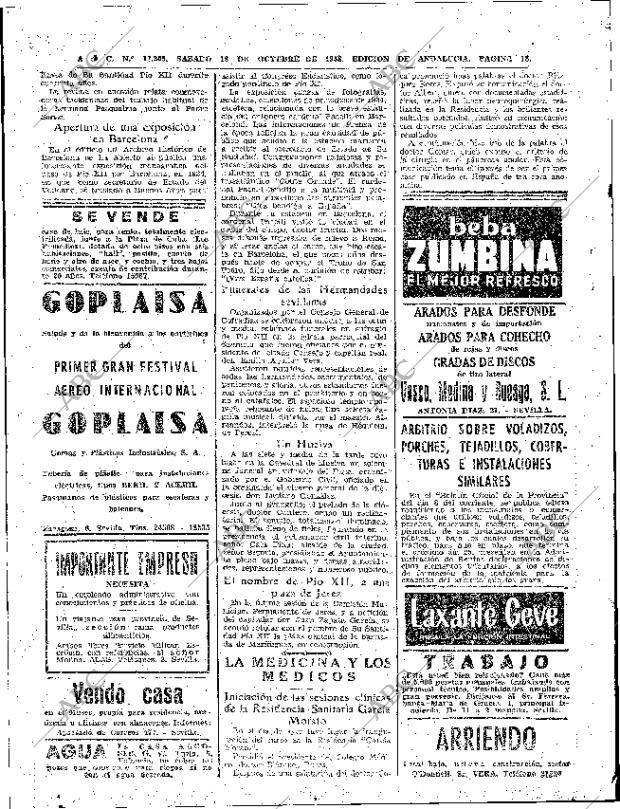ABC SEVILLA 18-10-1958 página 18