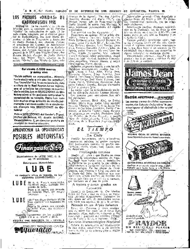 ABC SEVILLA 18-10-1958 página 28