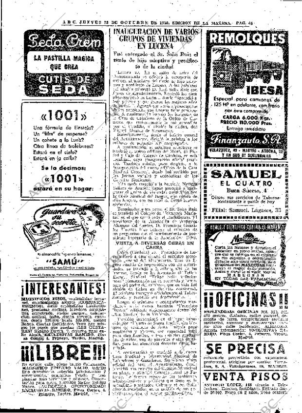 ABC MADRID 23-10-1958 página 46