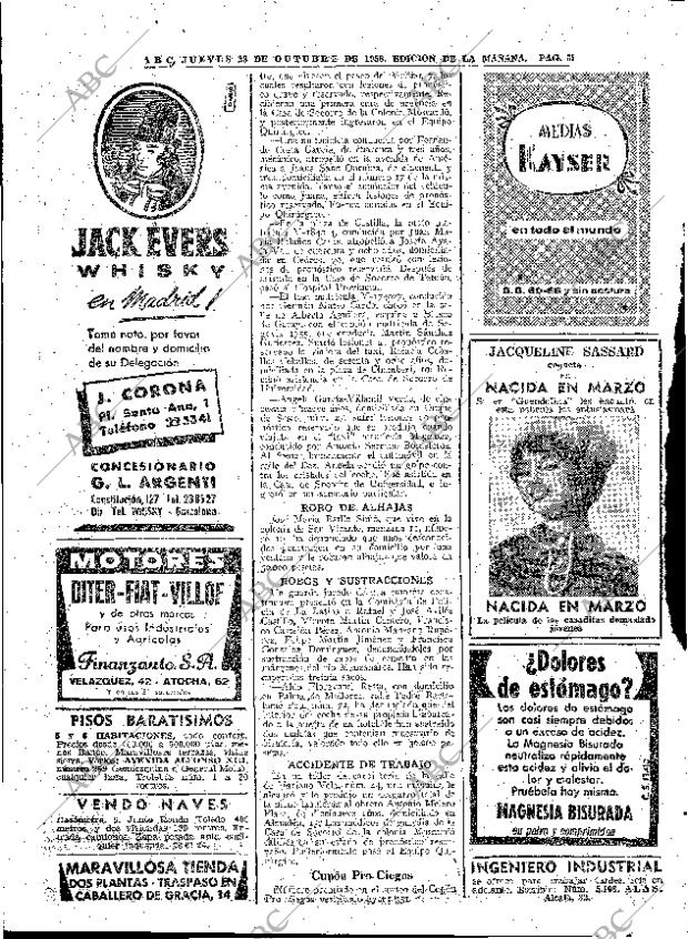 ABC MADRID 23-10-1958 página 58