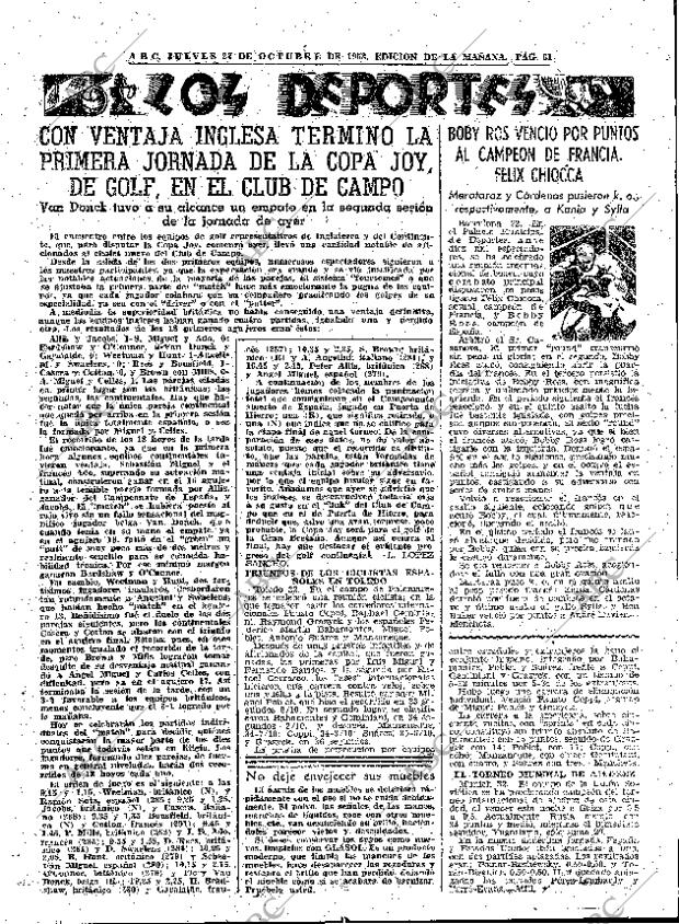 ABC MADRID 23-10-1958 página 61