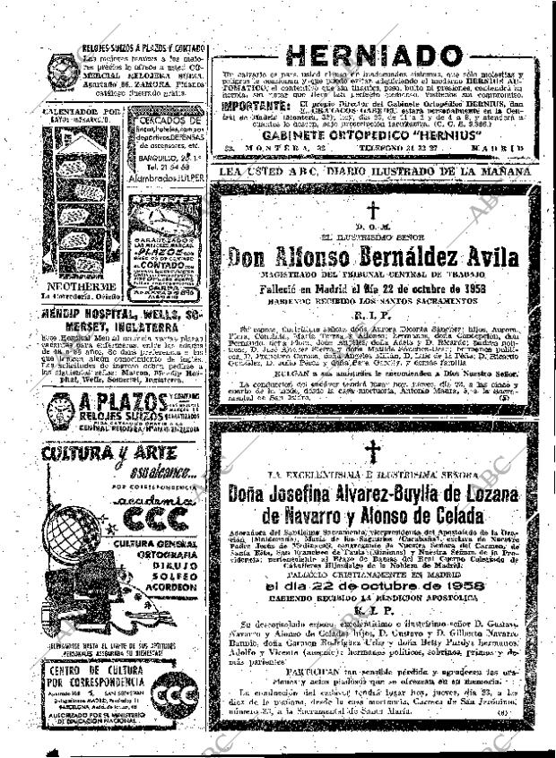 ABC MADRID 23-10-1958 página 77