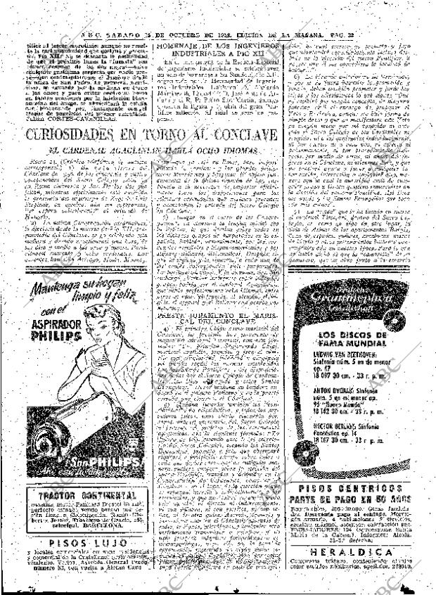 ABC MADRID 25-10-1958 página 32