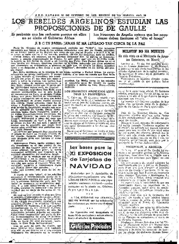 ABC MADRID 25-10-1958 página 39