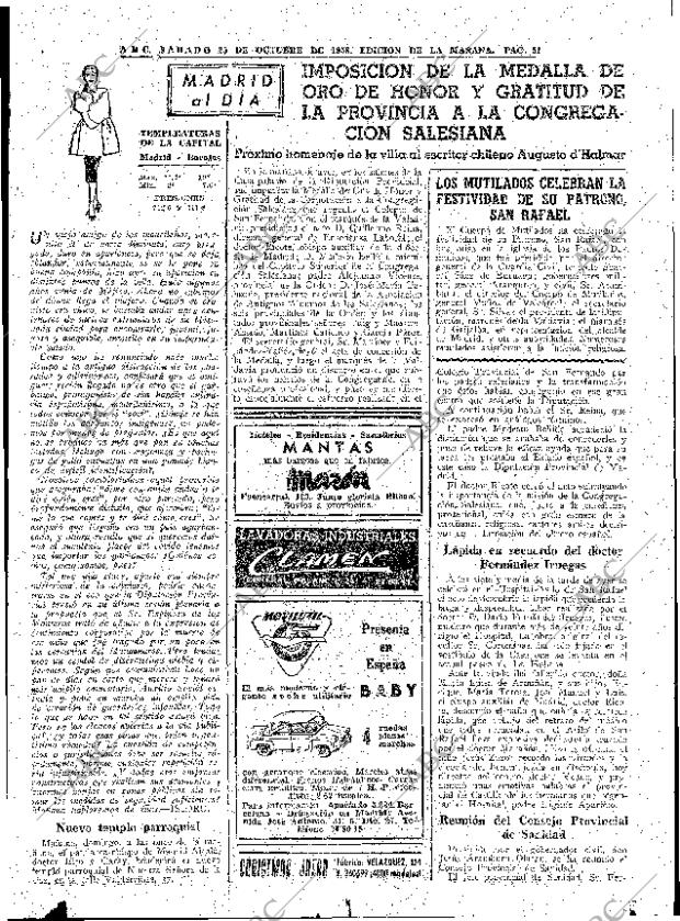 ABC MADRID 25-10-1958 página 51