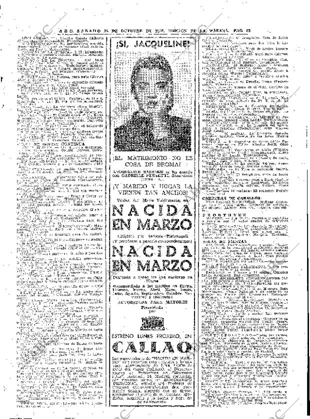 ABC MADRID 25-10-1958 página 63