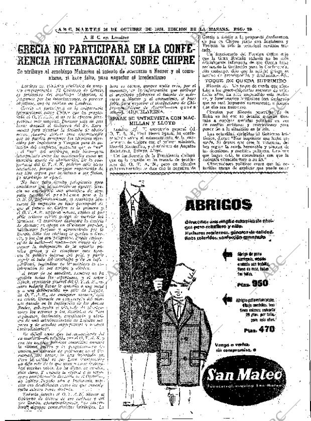 ABC MADRID 28-10-1958 página 39