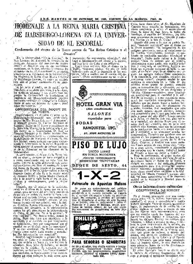 ABC MADRID 28-10-1958 página 45