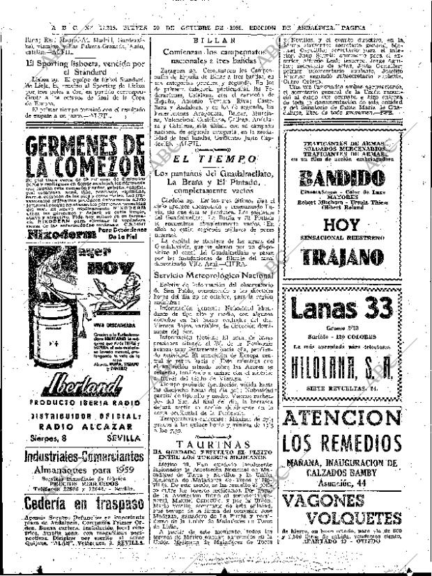 ABC SEVILLA 30-10-1958 página 32