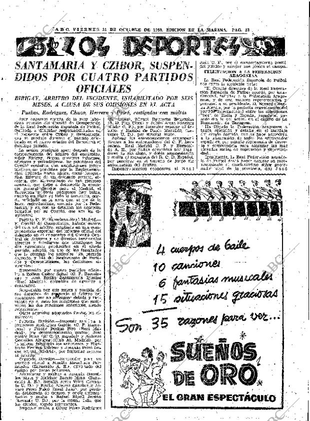 ABC MADRID 31-10-1958 página 57