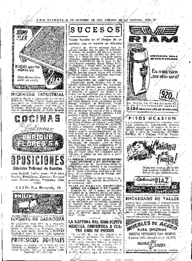 ABC MADRID 31-10-1958 página 60