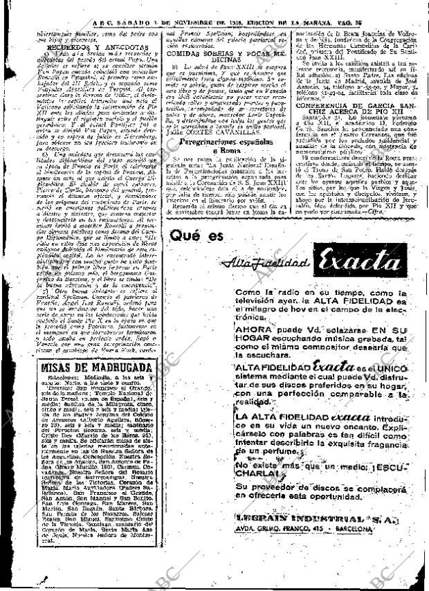 ABC MADRID 01-11-1958 página 25