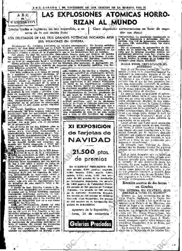 ABC MADRID 01-11-1958 página 31