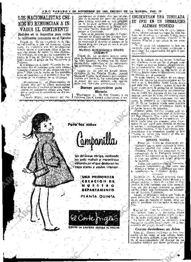 ABC MADRID 01-11-1958 página 33