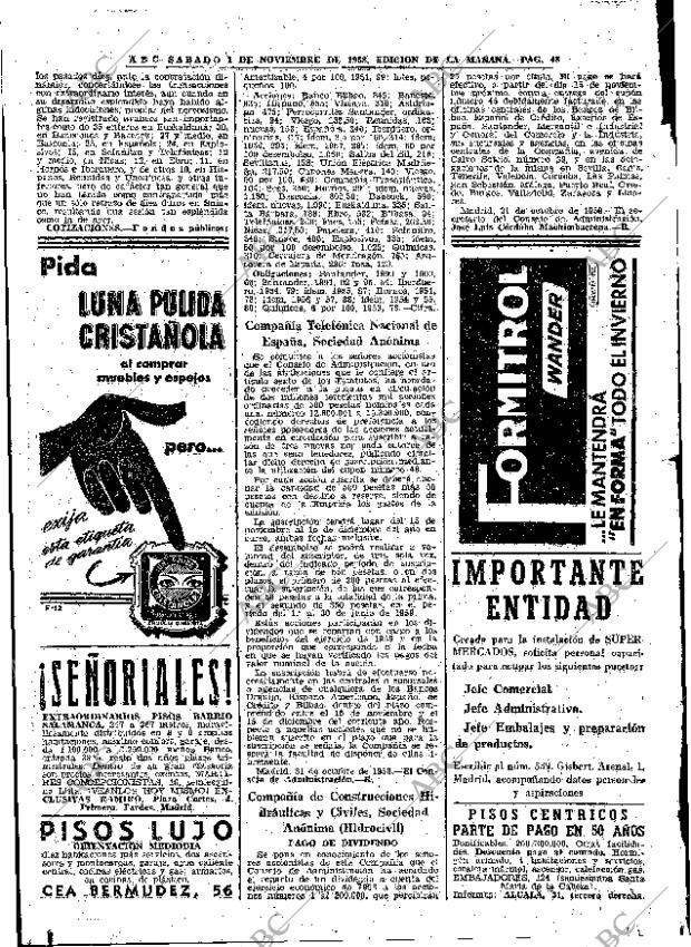 ABC MADRID 01-11-1958 página 48