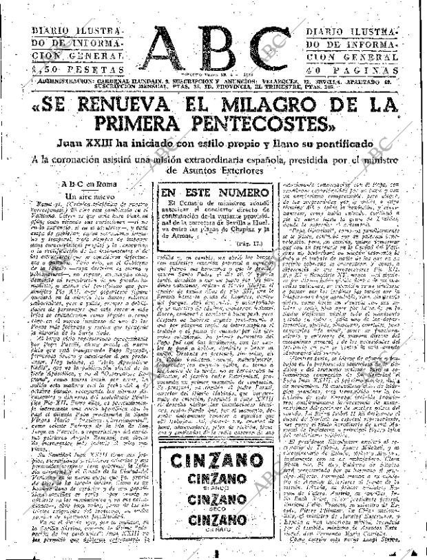 ABC SEVILLA 01-11-1958 página 15