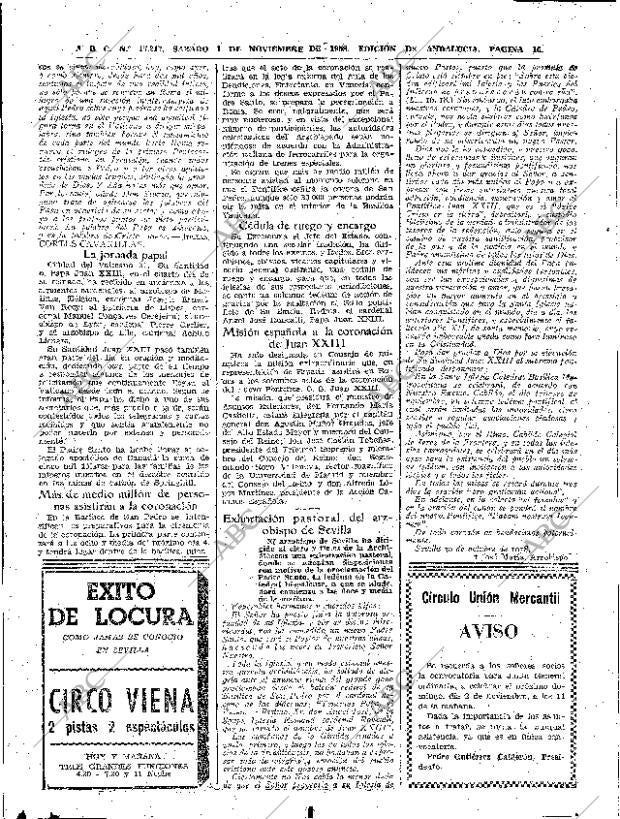 ABC SEVILLA 01-11-1958 página 16