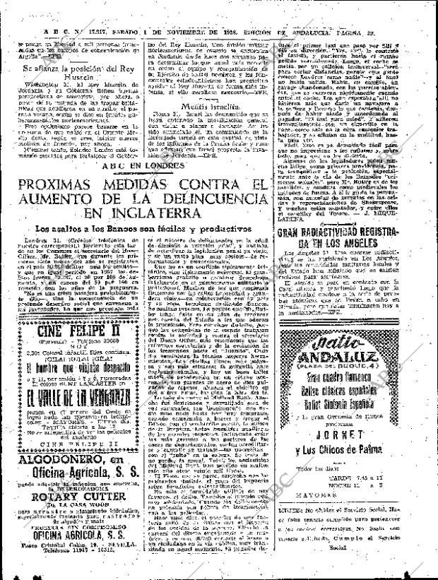 ABC SEVILLA 01-11-1958 página 22