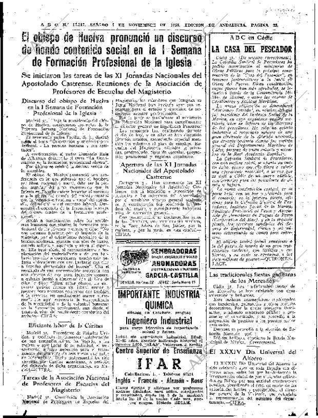 ABC SEVILLA 01-11-1958 página 23