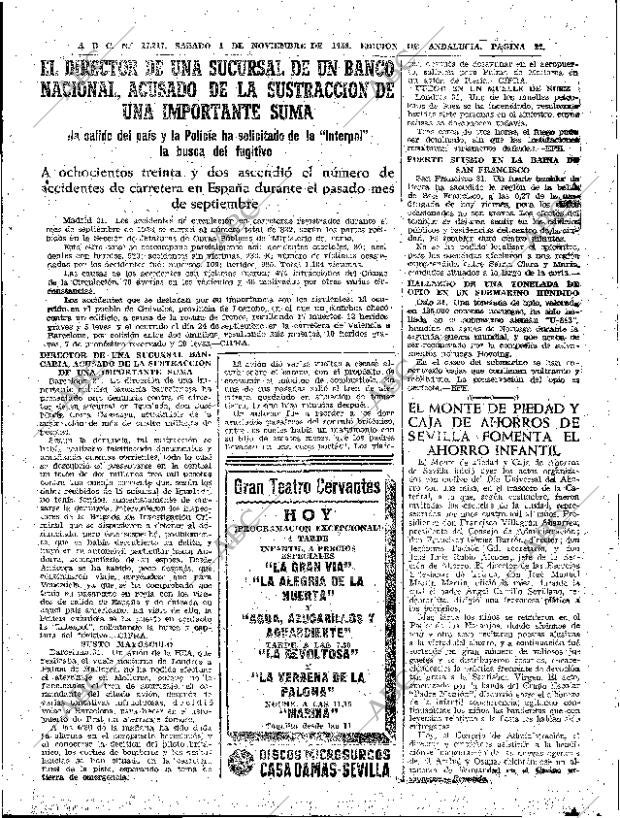 ABC SEVILLA 01-11-1958 página 27