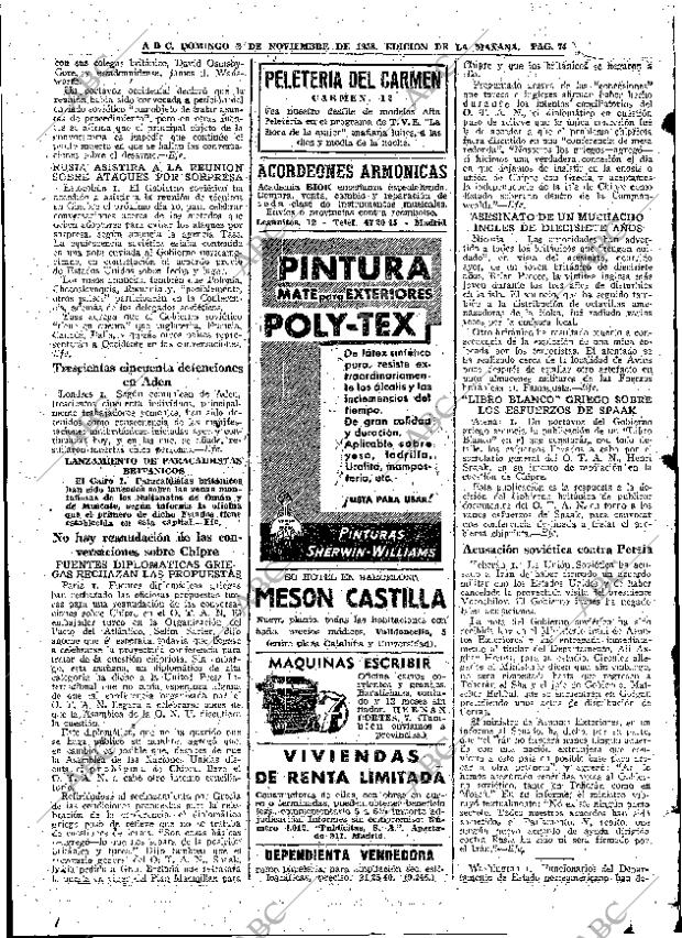 ABC MADRID 02-11-1958 página 74