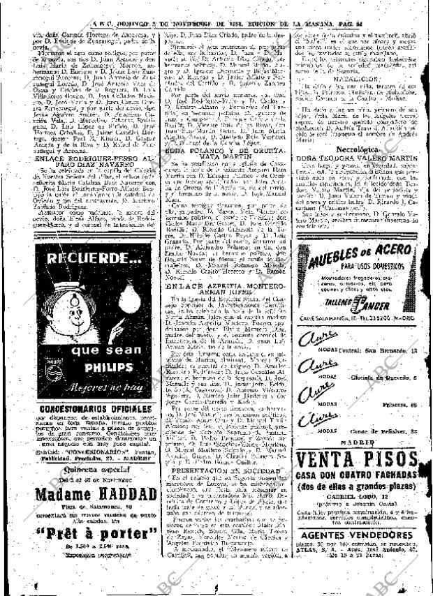 ABC MADRID 02-11-1958 página 84