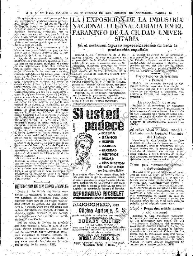 ABC SEVILLA 04-11-1958 página 25