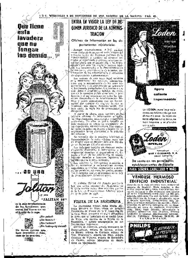 ABC MADRID 05-11-1958 página 42