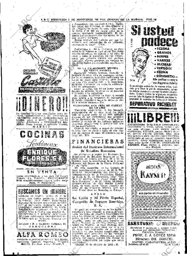 ABC MADRID 05-11-1958 página 58