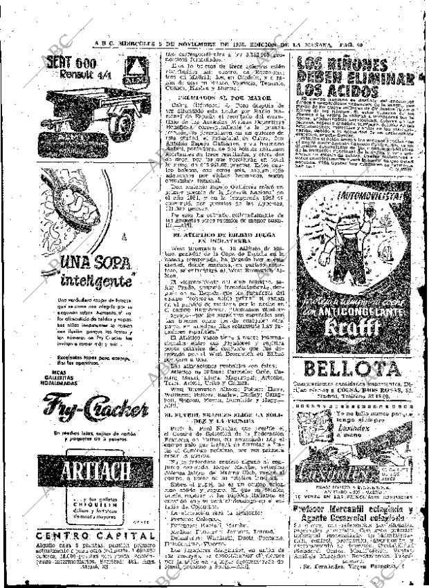 ABC MADRID 05-11-1958 página 60