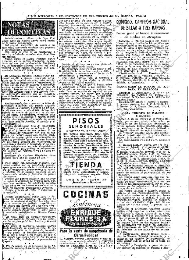 ABC MADRID 05-11-1958 página 61