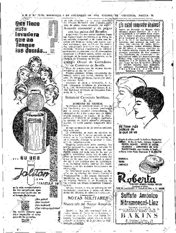 ABC SEVILLA 05-11-1958 página 20