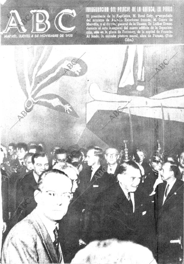ABC MADRID 06-11-1958 página 1
