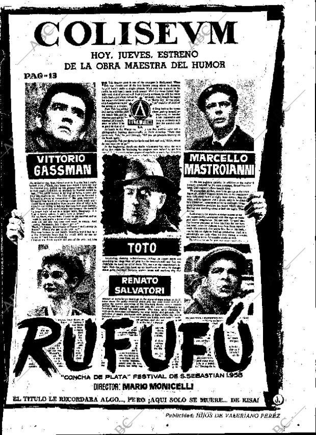 ABC MADRID 06-11-1958 página 19