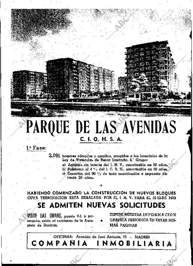 ABC MADRID 06-11-1958 página 28