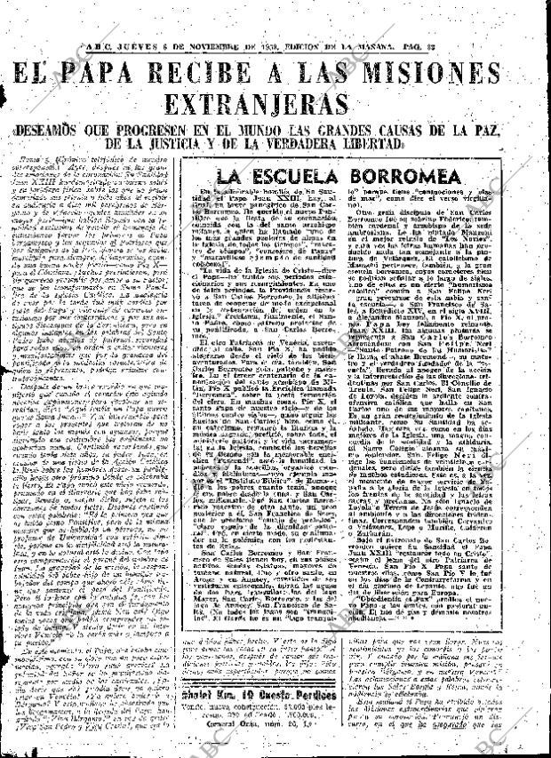 ABC MADRID 06-11-1958 página 33