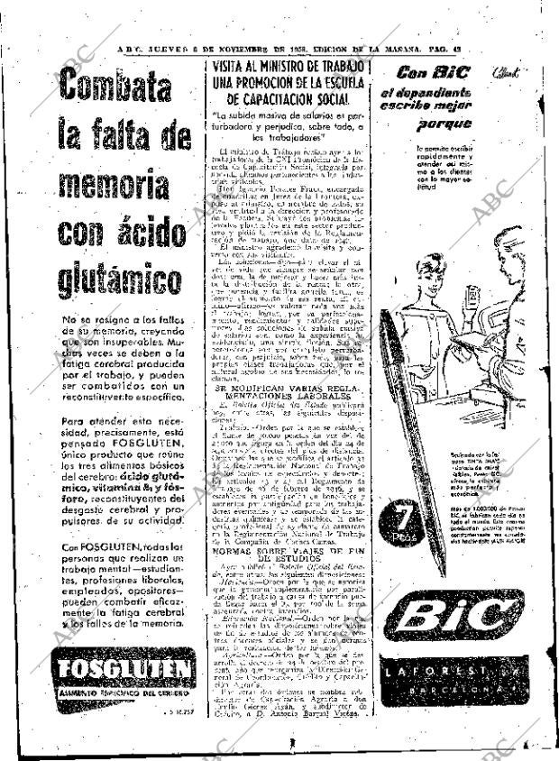 ABC MADRID 06-11-1958 página 42