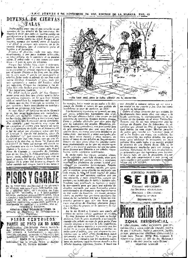 ABC MADRID 06-11-1958 página 43